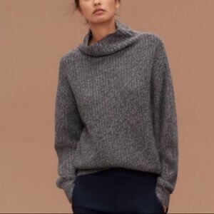 Aritzia Wilfred Montpellier Sweater Wool Grey XXS